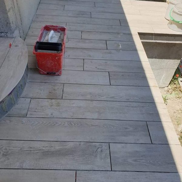 Pose terrasse carrelage bois