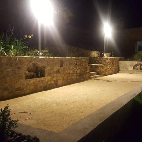 Construction arche en pierre