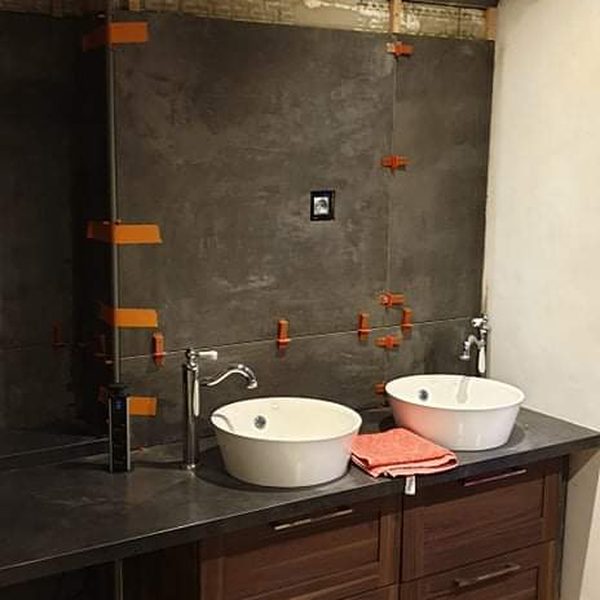 Aménagement salle de bain double vasque